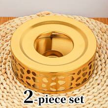 قطعة واحدة من دفاية إبريق الشاي، دفاية من الفولاذ المقاوم للصدأ، لوازم فن الشاي الراقية، هدية مثالية، من الفولاذ المقاوم للصدأ السميك، متينة وطويلة الأمد، طقم شاي من الفولاذ المقاوم للصدأ، دفاية الشاي، تشمل حامل شمعة صغير وموقد، سخان إبريق الشاي المعدني، حامل شمعة من الفولاذ المقاوم للصدأ. مناسب لإبريق الشاي الزجاجي، وإبريق الشاي الفولاذي، وإبريق الشاي الخزفي، وغيرها من الحاويات المقاومة للحرارة. يستخدم لتسخين الشاي والقهوة والحليب. دفاية إبريق الشاي عالمية.