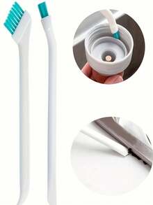 Multi-Purpose Kitchen Cleaning Brushes - Baby Bottle & Milk Cup Spiral Brush Set, Manual, No Electricity Required, Ideal For Home Use, Sink Gap Cleaning Small Brush, Kitchen Long Handle Cleaning Brush, Household Kitchen Insulation Cup Lid Gap Cleaning Brush, Groove Decontamination Washing Pacifier Cup Brush Set, Bottle And Baby Bottle Decontamination Cup Brush Set,