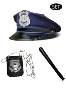 Men's Hat Set, Cap Set, Costume Cosplay Combination, Cosplay Cap, Badge, Combination, Cosplay Props, Cosplay For Daily Gathering, Party, Festival Activities, Costume Combination, Happy Rhythm