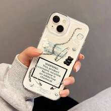 Gothic Punk Style Metal Print Case 17 16 Pro 15 14 Plus 11 12 13 Pro XS X XR 8 Plus Cover