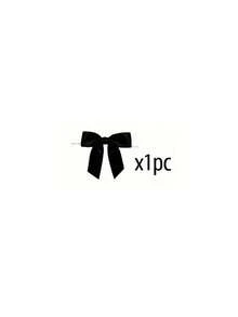 3-60pcs/Set Elegant Folding Hand Fan Set, Includes Bow Tie And Gift Bag, Bride's Bamboo Handheld Fan, Suitable As Bridesmaid Gift And Wedding Decor, Perfect For Parties, Events, And Summer Accessory - Black - View 9