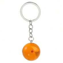 1  Keychain - Official  Anime Collectible, With Seven S, Red And Gold Dragon Design, Durable Iron Alloy Chain, Suitable For  Fans, Christmas, Halloween, Party Gifts, Character Accessories - KC0290 - 查看 3