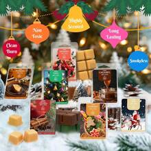 8 Types Of Scented Wax Blocks,(3 Oz) Assorted Wax Warmer Cubes,Plant Essential Oil Aromatherapy Wax Block,Soy Scented Wax Melts For Wax Warmers