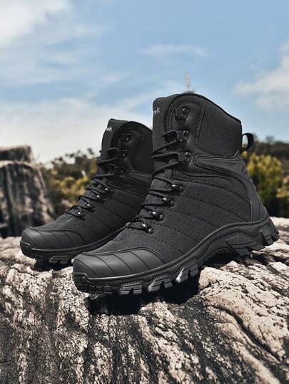 新款秋冬男士工作安全鞋，男士军靴，作战靴，户外登山靴