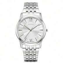 DOXA Reloj de hombre de cuarzo elegante de la colección de viaje de negocios ejecutivos D201SSV