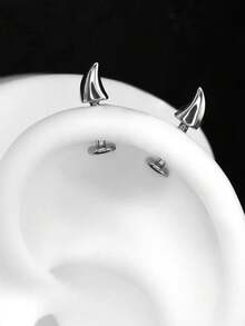 1 件/2 件魔鬼角耳环耳钉耳洞不锈钢耳钉耳骨耳钉身体穿孔