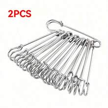 30 Large Pins 2.9" Heavy Duty Blanket Pins Bulk Lock Pins Fasteners For Blankets Crafts Skirts Brooch Making - Silver - View 12