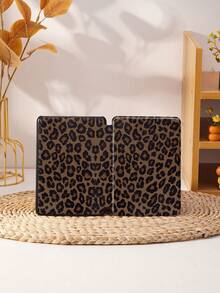 Tablet Protective Case With Leopard Print Pattern, Compatible With IPad 9.7/10.2/10.5/10.9/12.9/Pro 11, 10th Generation, Compatible With Samsung Galaxy Tab S6 Lite 10.4-Inch, Compatible With Kindle Paperwhite 12th Gen 2024, 2022 Kindle (11th Generation), Soft Anti Drop, Smart Stand/Automatic Wake-Up/Sleep. Plant Pattern Protective Cover.