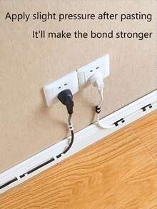 20 Stück selbstklebende Kabelclips, Kabelklemme, klebrige klare Kabelclips, Kabelmanagement-Organizer, Kabelhalter für TV-Kabel, Schreibtisch, Zuhause, Büro