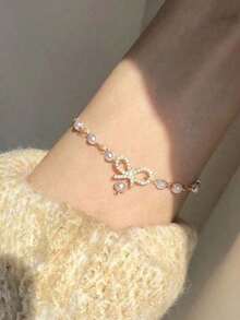 1 件少女蝴蝶结手链情人节、妈妈、母亲、母亲节、礼物 - 蝴蝶型 - 查看 14