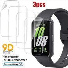 3pcs Soft Hydrogel Screen Protector Film For Samsung Galaxy Fit 3, Anti-Scratch Protective Films For Galaxy Fit3, Not Glass Watch Cover