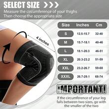 Rodilleras Deportivas, 2PK Rodilleras de Soporte, Transpirables, Elsticas, Antideslizantes, Antideslizante, Banda Rodilla Protector, para Correr, Basquetbol, Voleibol, Bicicleta Gris, Medium - Gris + Medio - Ver 5