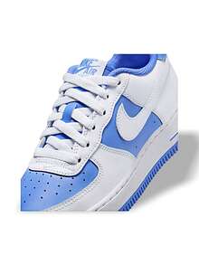 Nike Air Force 1 Low '白蓝 Beyond Gum'（GS） - 白色/藍色 - 查看 7