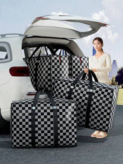 1 Stück große faltbare Umzugstasche, Halloween Aufbewahrungstasche, wasserdicht und feuchtigkeitsgeschützt, Kleidungsaufbewahrungstasche aus Vliesstoff mit Griffen, für Reisen, Kleiderschutz, Umzüge, ideal für Zuhause, Reisen, Geschäftsreisen, Umzüge, ein tolles Einweihungs- oder Weihnachtsgeschenk für Familie, Freunde oder Geliebte.