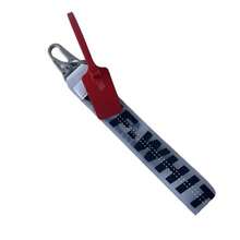 NEW White Compatible Wristband Of Keychain , Bracelet Bag Strap, Hand Chain Bag Strap - Suitable For Both Men And Women.Hand Chain Keychain Hanger In A Stylish Classic Design.Keychain Storage Box.Fashionable  Car Keychain.Hip-Hop Brand Embroidered Canvas Luggage, Backpack, Camera Strap, Denim Accessories - 黑色PVC - 查看 1