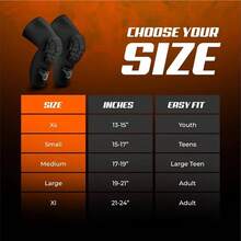 Rodilleras con almohadillas para rodilla/rodilleras de compresin acolchadas 1 par tallas para adultos jvenes, bsquetbol, lucha, vleibol, negro, blanco, rojo, azul, Negro camuflado, Small Teen/Young Adult - camuflaje negro - Ver 3