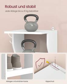 Entryway Shoe Organizers - Mattweiß - 查看 5