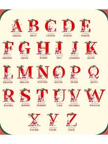 1 buc. Sac de Crăciun cu inițiale de Moș Crăciun, Pungă de cadou de Crăciun personalizată, Pungă mare de cadou de Crăciun din pânză cu șnur, Pungă cu șnur cu monograma, Sac de Crăciun cu inițiale de Moș Crăciun cu monogramă personalizată, Pungă de cadou de Crăciun mare reutilizabilă din pânză cu Moș Crăciun, cadouri pentru petreceri de Crăciun de Anul Nou, pentru depozitarea pachetelor de Crăciun