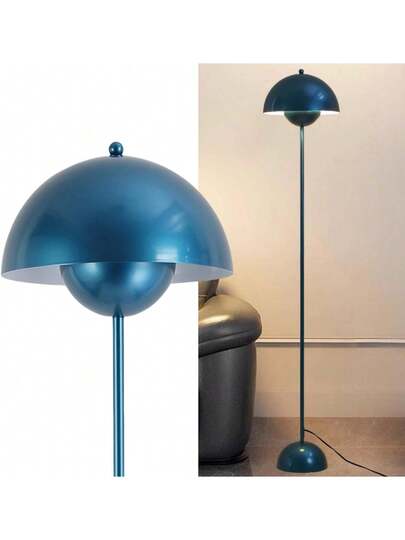 Alpinaluz Nordic Vloer Lamp Marine Blauw Inspiration "Flowerpot" Parabolic Base E27 Socket Living Room Dining Bedroom view 8