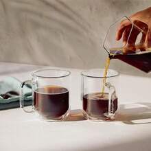 Clear XL cafetera de prensa francesa grande todo en uno, cafetera manual estilo espresso y pour-over, preparación en 2 minutos, portátil, ideal para viajes y camping - Gris XL - Ver 9