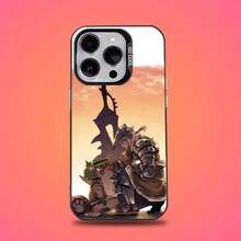Custodia per telefono compatibile con M-Monster H-Hunter Wilds, adatta per modelli 16, 15, 14, 13, 12, 11, Mini, Pro, E, SE4, XS, MAX, cover opaca nera a caramella, compatibile con custodie per 17, 17 Pro, 17 Pro Max - Z3 - Visualizzare 7