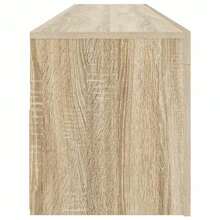 vidaXL Mobile TV con luci LED in quercia Sonoma, 120x35x40 cm