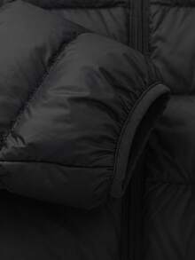 Balabala Kids Lightweight Down Jacket, Boys & Girls 2025 Winter 3-In-1 Water & Windproof Coat - Black - View 7
