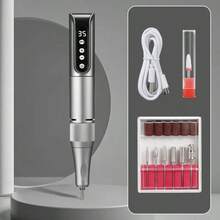 duofu Máquina eléctrica profesional para lijar uñas, máquina para lijar uñas, Set de manicura y pedicura, Set de limas de uñas, adecuado para uso doméstico y salón, pulidor de uñas, herramientas de pulido para manicura y pedicura