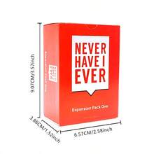 Gra karciana na imprezę Nigdy nie miałem nigdy Pakiet rozszerzeń Jeden zestaw gier karcianych Zabawna gra na wieczór Gry imprezowe dla dorosłych Nowy dodatek do klasycznej edycji Dla 4+ graczy Wiek 17+Gry,Gry dla dorosłych, Gry