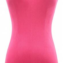 CNCEST Dress Form, Female Sewing Mannequin, Movable Rolling Body Model Base, 4.27-6.23ft Height Adjustable Female Clothing Display Model, Detachable Casters Clothing Display Stand Mannequin For Clothing Display And Tailor Design (Hot Pink) - Hot Pink - View 10