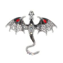 1pc Men's Colorful Drip Oil Enamel Dragon Brooch Pin, Fashion Versatile Casual Accessory