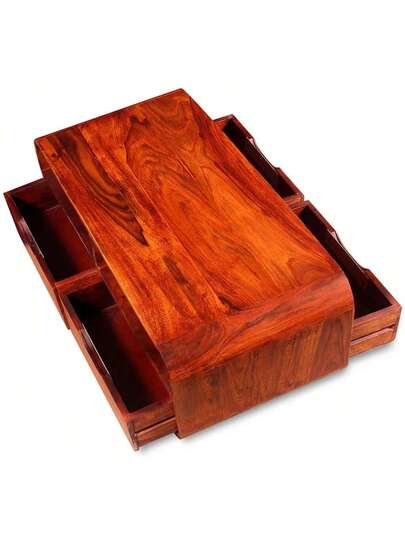 VidaXL Coffee Tafel 90x40x35 Cm Solid Acacia Wood view 8