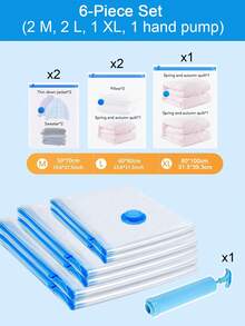 20pcs/1pc Vacuum-Sealed Bags, Travel Accessories, Vacuum Bags, Travel Essentials, Vacuum Storage Bags, Travel Essentials, Storage Bags, Cruise Essentials, Organization And Storage, Bedroom