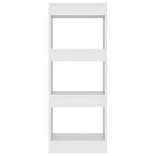 vidaXL Bücherregal/Raumteiler Weiß 40x30x103 cm Holzwerkstoff