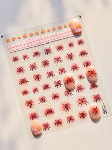 1 Stück süße Capybara Gesicht Cartoon japanischer Stil Nail Art Sticker Kawaii 5D Tier Ausdruck Maniküre Abziehbilder für Frauen witziger Charakter Nagel Sticker für lange und kurze Nägel selbstklebende Nagel Dekorationen