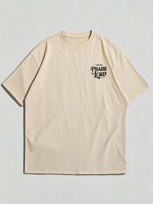 Nuevos artículos populares de 2026Zrgoth: Camiseta de manga corta para hombre, versátil, minimalista, con estampado. |   Tema de los Salmos Bíblicos - Negro - Ver 5