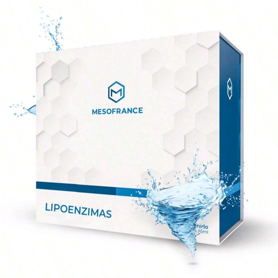 MuscleMeds MESOFRANCE Lipoenzimas Ampolletas 5ml x100 o 10x5ml Tratamiento Corporal Profesional Reductor Estética Spa Médico Salud Facial - 100 AMPOLLETAS (CAJA COMPLETA) - Ver 1