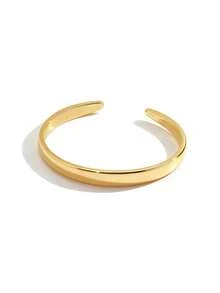 Charm-In 1 pieza Brazalete dorado brillante para mujer, adecuado para el uso diario