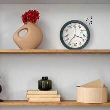 , el reloj de pjaros cantantes, edicin del 25 aniversario, 13 pulgadas, verde - 8 pulgadas/3 2/3 onzas + Verde - Ver 4