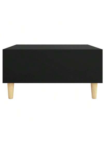 VidaXL Coffee Tafel 60x60x30 Cm, Processed Wood, Zwart view 5