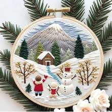 1/3 pièces Nouvelle série de motifs de Noël de haute qualité, Kits de broderie de Noël pour adultes, Kits de point de croix pour débutants, Kit de broderie pour débutants, Convient pour les décorations de Noël, les ornements de sapin de Noël, la décoration de la maison, Thanksgiving, la fête des récoltes, les décorations d'hiver, les cadeaux de vacances (10 styles disponibles, un style que vous aimerez)