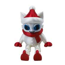 Christmas Fun Decorations: 3D Printed Snowman With Movable Joints, Vintage Xmas Ornaments, Party & Holiday Bohemian-Style Festive Designs – Durable Plastic Detailed Figurines For Office Or Home