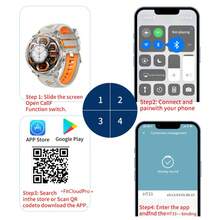 LIGE Fashionable New Smart Watch 1100 MAh Super Large Capacity, 100+ Sports Modes, LED Flashlight, Compass, Phone Answering, Life Waterproof, Weather Forecast, Sports Record Multi-Functional Men's And Women's Smart Sports Watch