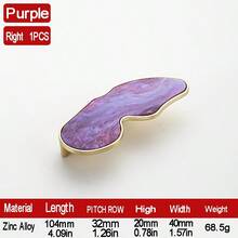 1/2件蝴蝶抽屉把手和拉手，锌合金把手和拉手，多色橱柜拉手，家具厨房拉手，卧室梳妆台，衣柜拉手，高品质家居装饰门拉手 - 彩色 - 查看 24