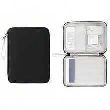 10.9 Inch Tablet Sleeve Case Carrying Bag Compatible With IPad Pro M2/M1, Surface Pro 10.3 Inch X/9/8/7/6, With Pockets For Accessories (10.9 Inch, PU-Grey) Laptop Case Laptop Sleeve Laptop Cover For Women Travel Essentials - Multicolor - View 14