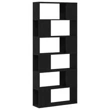 vidaXL Unterhaltungszentrum Schwarz 80 X 24 X 186 Cm Holzwerkstoff - Black - View 2