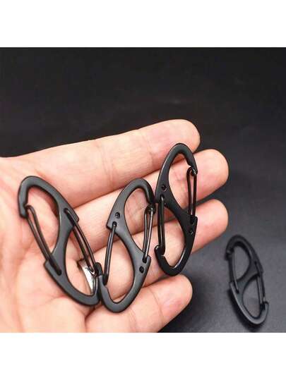 Backpack Zipper Lock Set, Anti-Theft Zipper Clip Keeps Zipper Closed, Backpack Buckle Alloy Outdoor Camping Multi-Functional S Buckle Metal Buckle Hook School Supplies Teacher Gifts Back To School Teacher Accessories