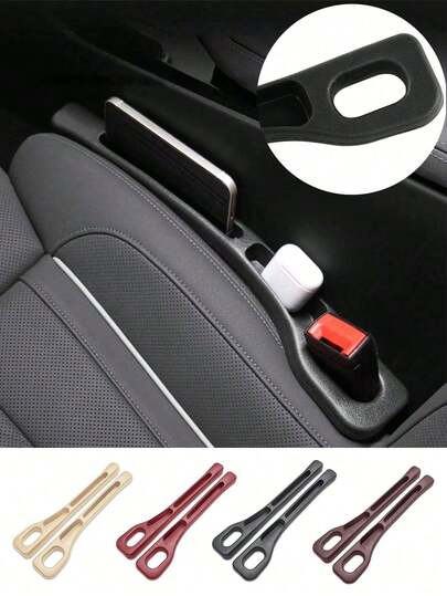 Universal Car Seat Gap Filler, Fits Sedan, SUV, Truck, With Phone And Lipstick Storage Pouch, Fills Gaps Between Seat And Console To Prevent Items From Falling