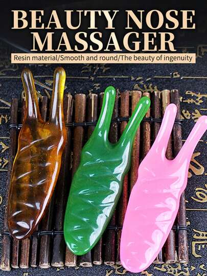 1pc Amber Insect Shaped Massage Board, Full Body, Face, Nose Massage Tool, Home Relaxation Daily Skin Care