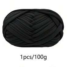1/3pcs(100g/300g) Premium Polyester Crochet & Knitting Yarn, 30m/100g/Pc Length - Ideal For DIY Projects, T-Shirts, Slippers & Baskets,Fabric Strip Handmade Weaving Diy Bag, Toy, Shoe, Carpet, Organizing Basket Thread